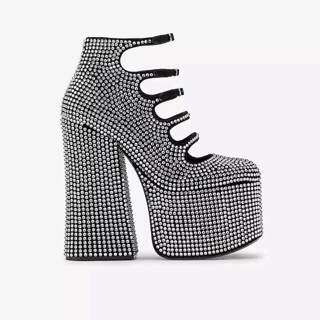 Marc Jacobs The Rhinestone Kiki Ankle Boot Women 8 Nwot
